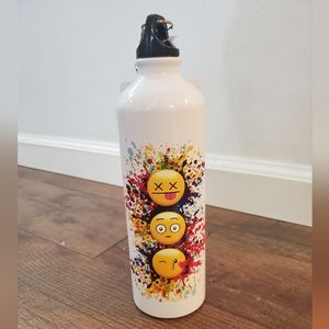White Emoji Flask 25fl Oz.